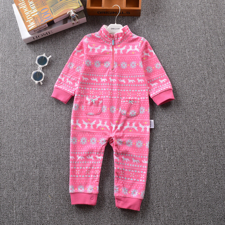 Print Baby Fleece Onesies