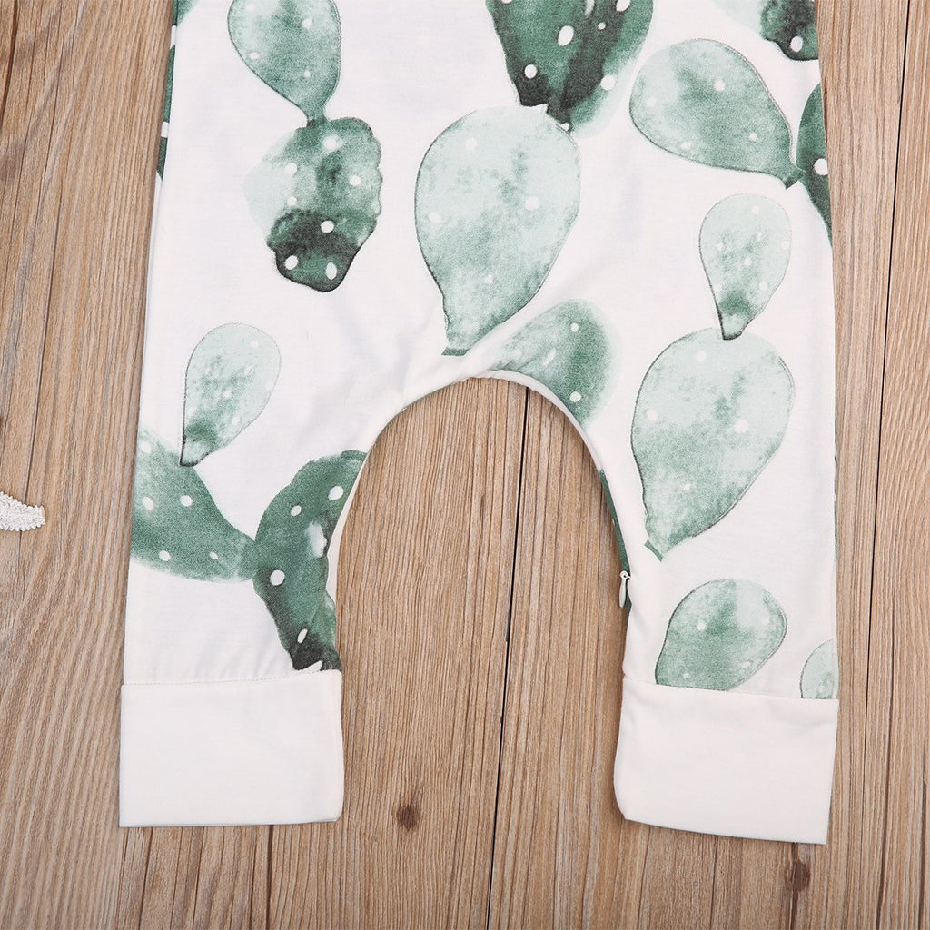 Sleeveless & Printed Cactus Toddler Onesies