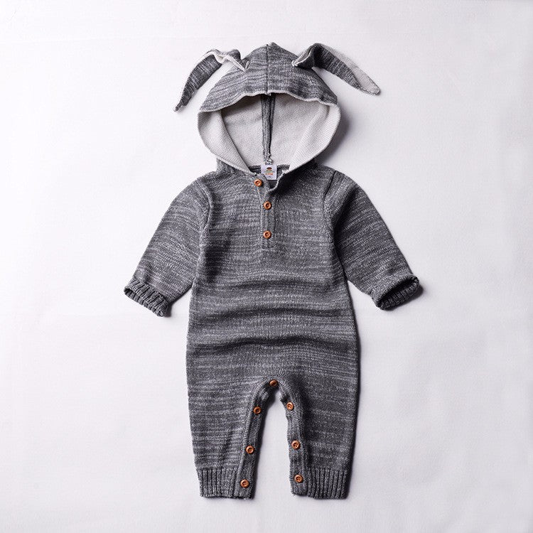 Autumn Knitted Baby Jumpsuit
