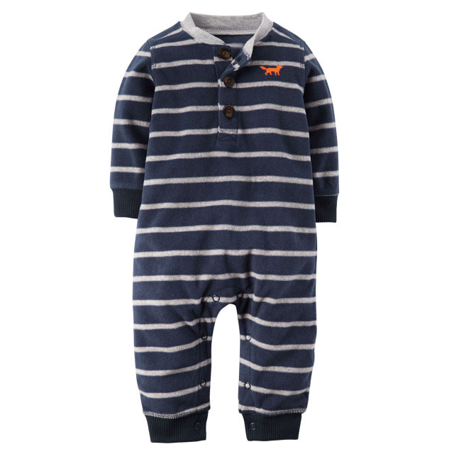 Print Baby Fleece Onesies