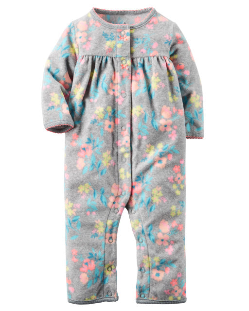 Print Baby Fleece Onesies